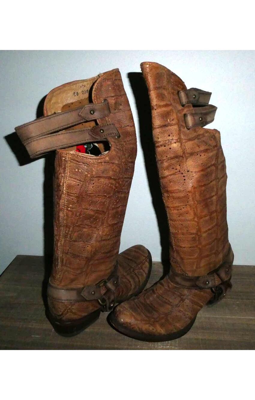 CORRAL soft leather western cowgirl boot, size 6M